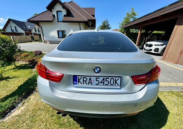 BMW Seria 4 cena 83000 przebieg: 127000, rok produkcji 2016 z Kraków małe 79